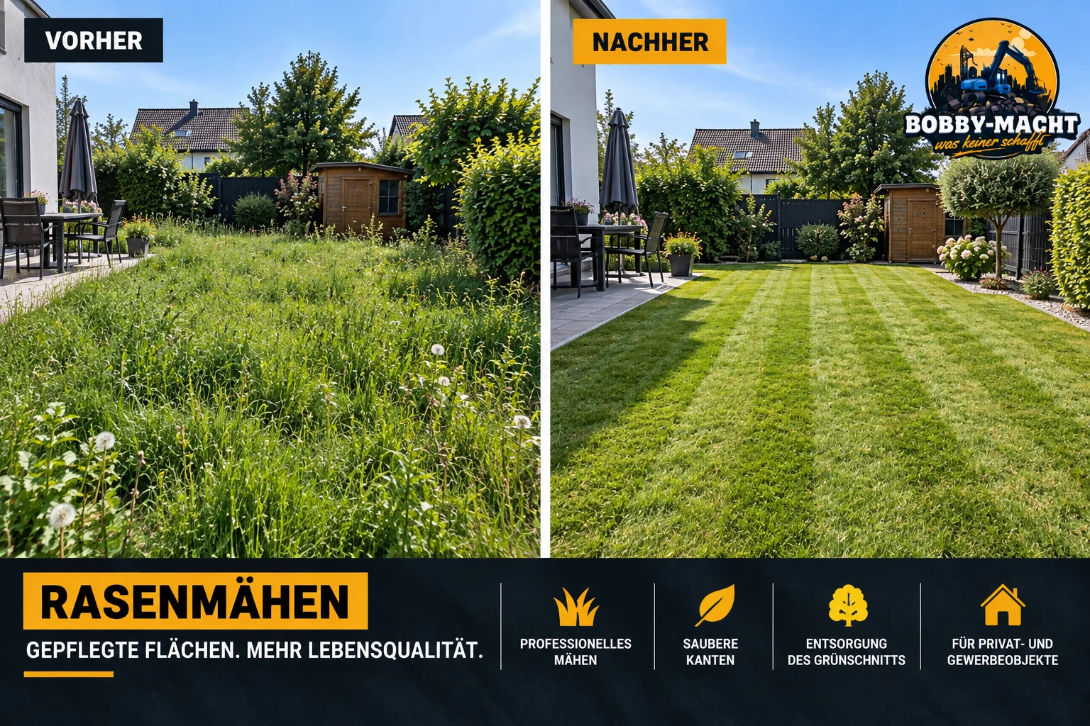 Rasenmähen